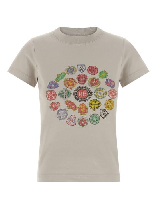 25FW 발렌시아가 반팔 티셔츠 850263 TTVH69012 MultiColour