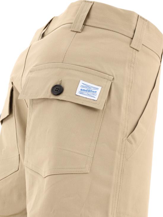  앤드블루 스트레이트 팬츠 HAMMERBUSHSABBIA BEIGE - ANDBLUE
