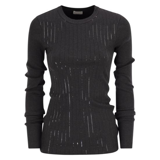 25FW 브루넬로 쿠치넬리 폴로 티셔츠 MG902EI400 ANTHRACITE