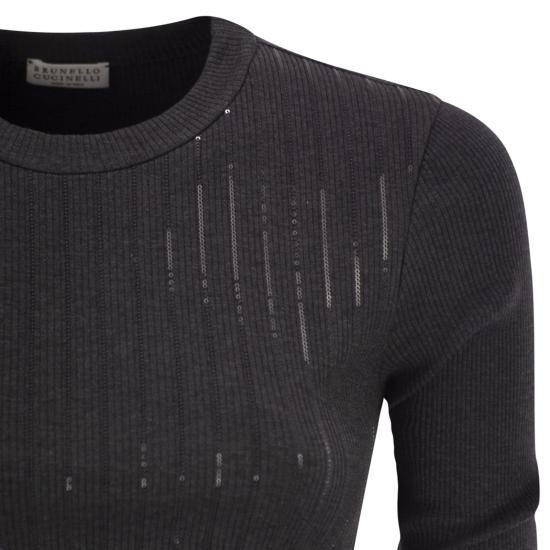 25FW 브루넬로 쿠치넬리 폴로 티셔츠 MG902EI400 ANTHRACITE - BRUNELLO CUCINELLI