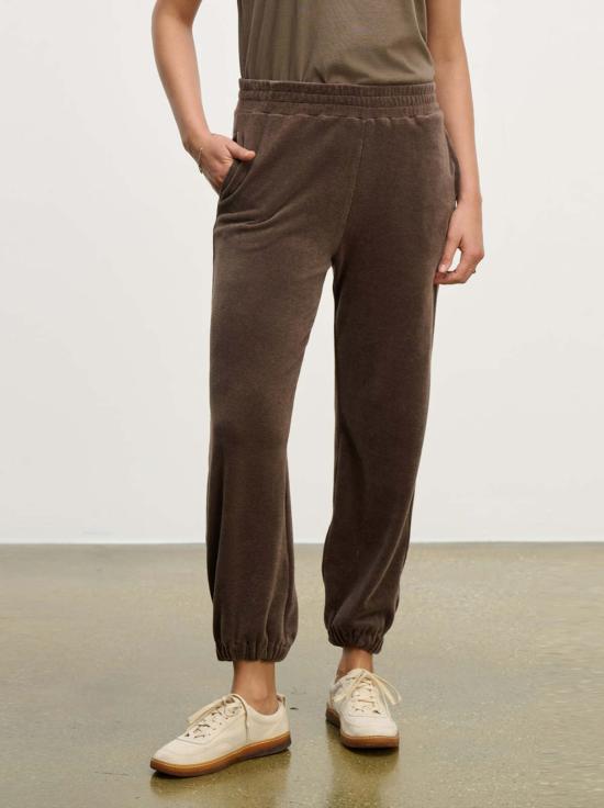  벨벳 스트레이트 팬츠 에시