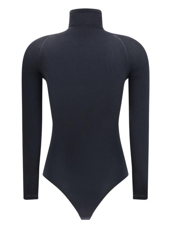 25FW 알라이아 바디수트 티셔츠 AA9B0236M826A 995 Black - ALAIA