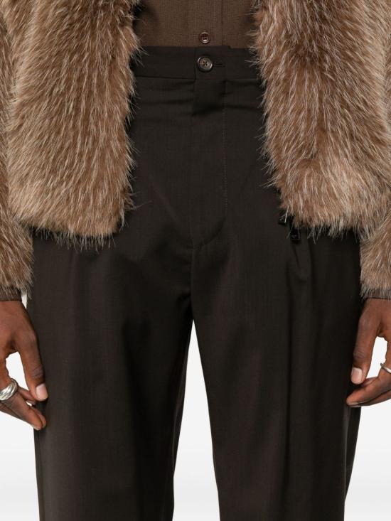 25FW 엠포리오 아르마니 스트레이트 팬츠 EM003583 TE17043U8137 Grey - EMPORIO ARMANI