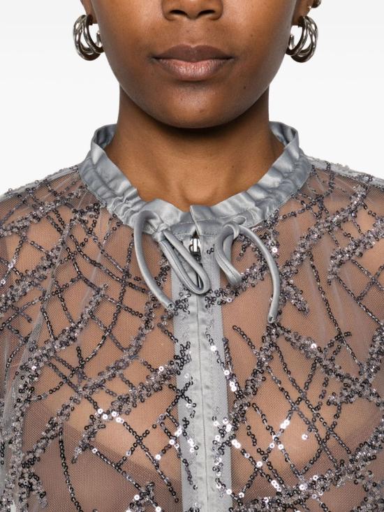 25FW 엠포리오 아르마니 수트 자켓 EW001490 AF10242U8045 Silver - EMPORIO ARMANI