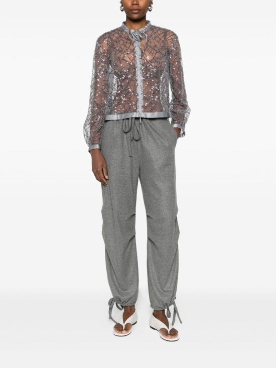 25FW 엠포리오 아르마니 수트 자켓 EW001490 AF10242U8045 Silver - EMPORIO ARMANI