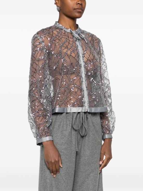 25FW 엠포리오 아르마니 수트 자켓 EW001490 AF10242U8045 Silver - EMPORIO ARMANI