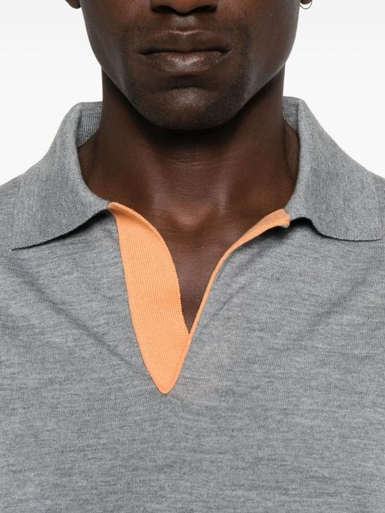 25FW 로에베 폴로 티셔츠 H526Y14KL7 1120 Grey - LOEWE