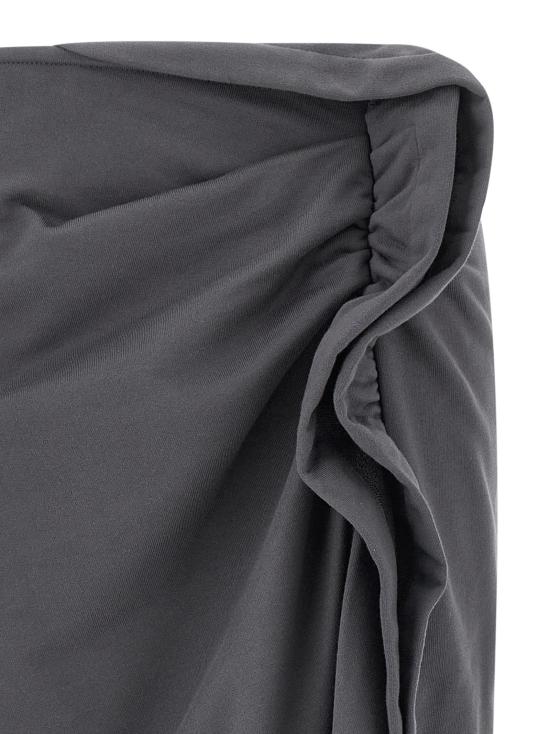 25FW 드리스 반 노튼 미디 스커트 2520111402611803 Gray - DRIES VAN NOTEN