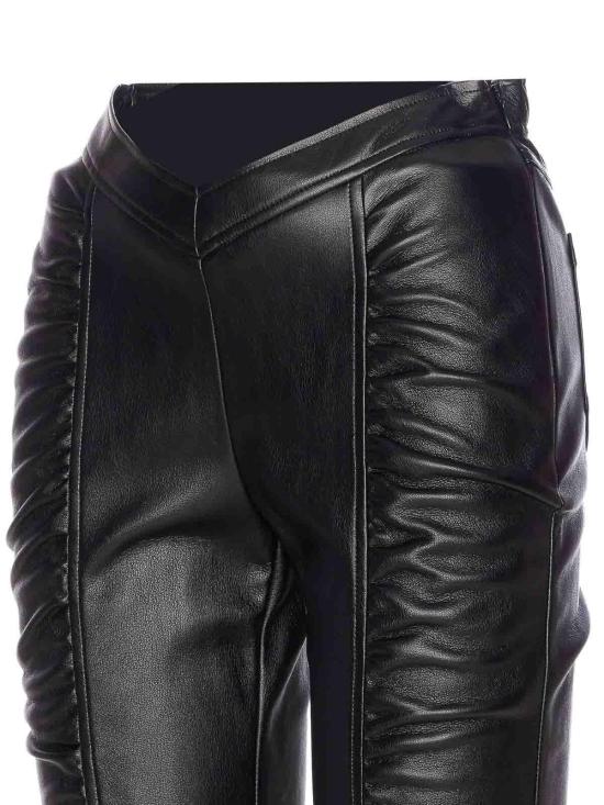  핑코 가죽 팬츠 105375A2P5Z99 Black - PINKO