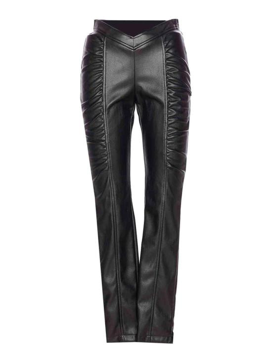  핑코 가죽 팬츠 105375A2P5Z99 Black