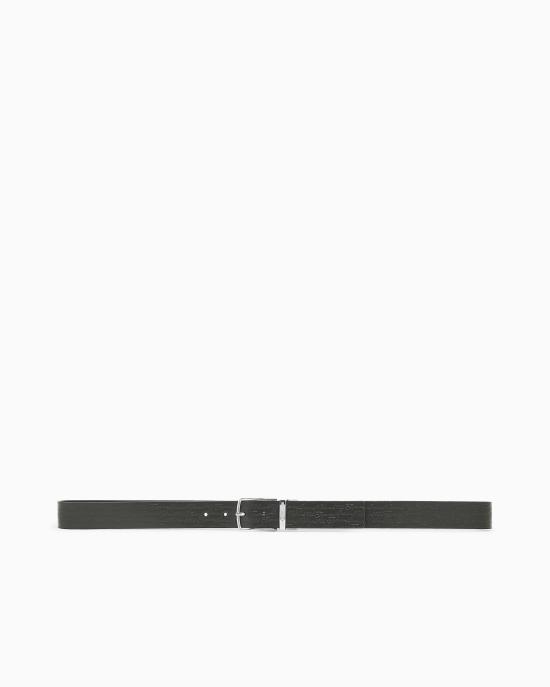 25FW 엠포리오 아르마니 가죽 벨트 EM003102 AF18281 UB118 Black - EMPORIO ARMANI
