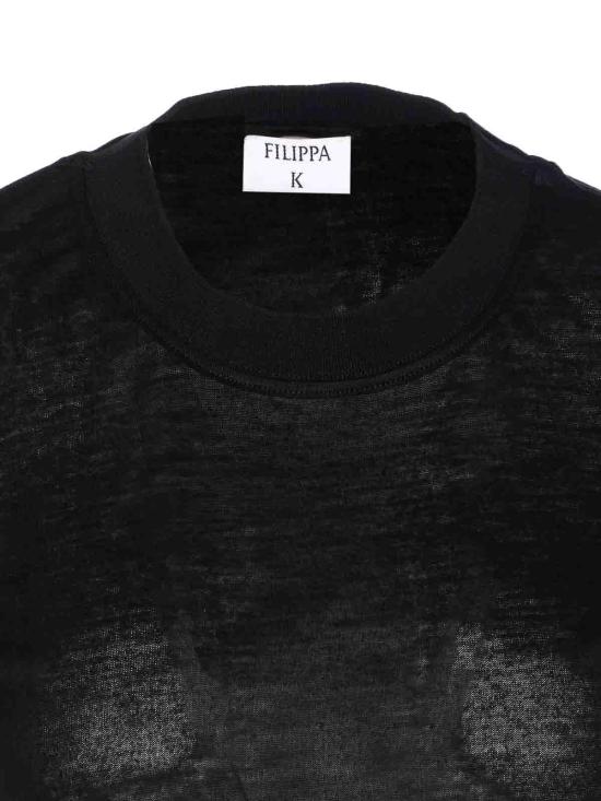 26FW 필리파 케이 반팔 티셔츠 317421433 Black - FILIPPA K