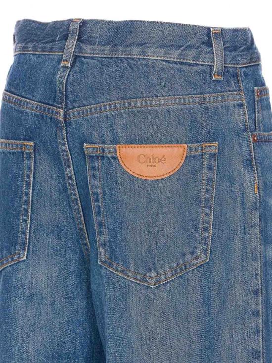 25FW 끌로에 스트레이트 팬츠 24WDP22150402 Blue - CHLOE