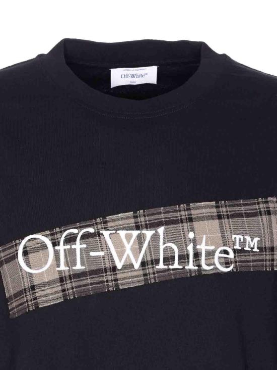 26FW 오프화이트 반팔 티셔츠 OMAA120F25JER00N1001 Black - OFF WHITE