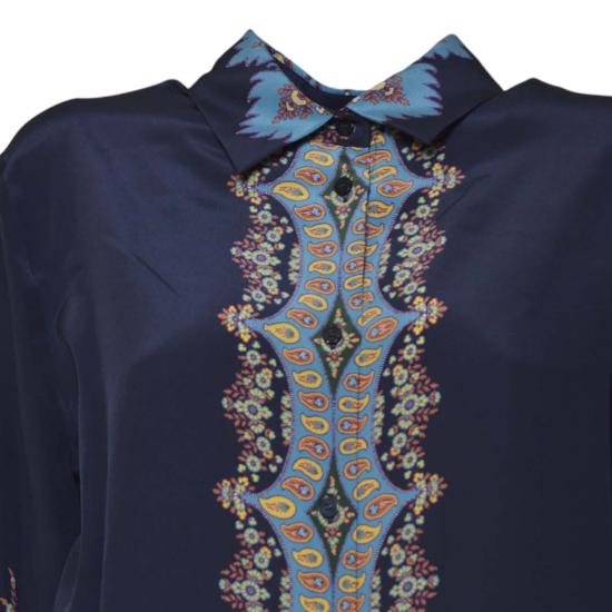25FW 에트로 블라우스 WRIA0013AKB33 X0886 Blue - ETRO