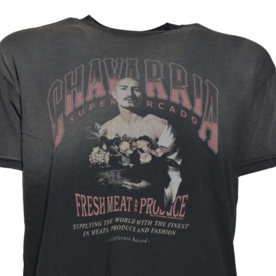 25FW 윌리 차바리아 반팔 티셔츠 WCJSY0141001 BLACK Black - WILLY CHAVARRIA