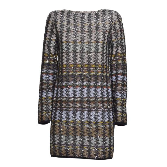 25FW 미소니 미디 원피스 DS25WG0ZBK01CK SM9T1 MultiColour