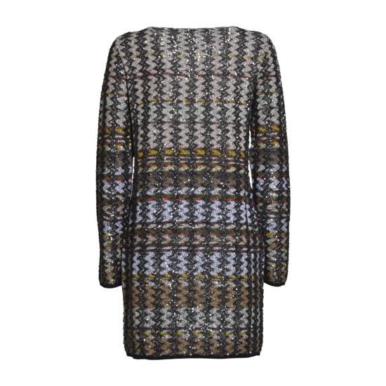 25FW 미소니 미디 원피스 DS25WG0ZBK01CK SM9T1 MultiColour - MISSONI