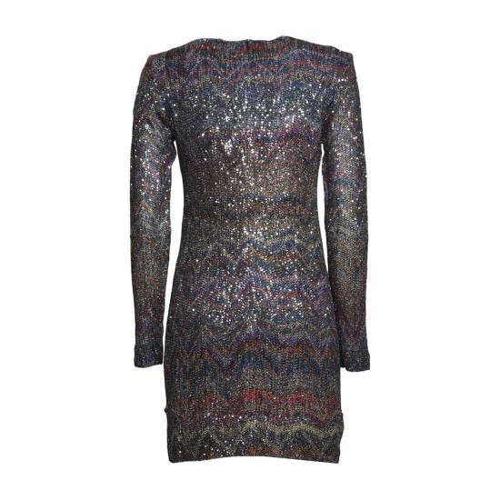 25FW 미소니 미디 원피스 DS25WG1NBC005G S91P6 MultiColour - MISSONI