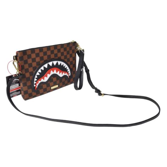 25FW 스프레이그라운드 크로스백 910B7841NSZ SCACCHI Marrone nero - SPRAYGROUND