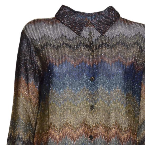 25FW 미소니 블라우스 DS25WJ0IBR012K S72LF MultiColour - MISSONI