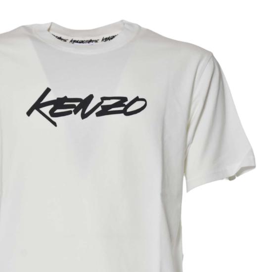 25FW 겐조 반팔 티셔츠 FF65TS2524SG 02 White - KENZO