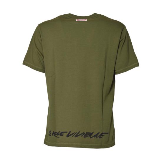 25FW 겐조 반팔 티셔츠 FF65TS2524SG 50 Khaki - KENZO