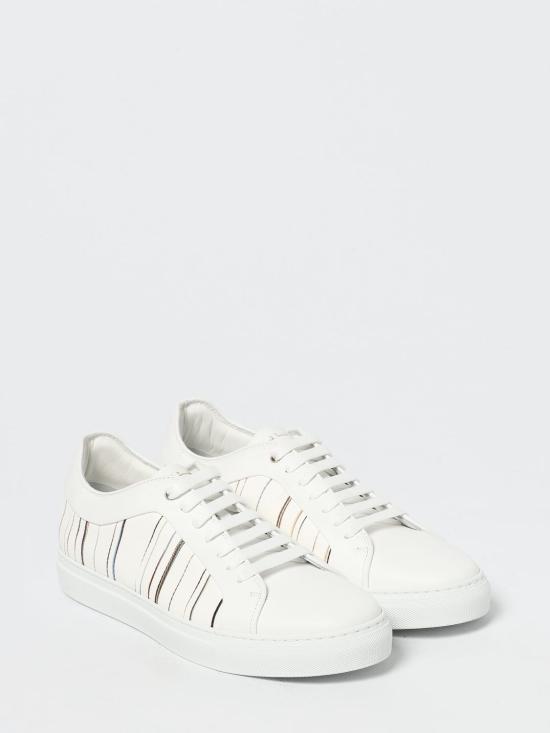 25FW 폴 스미스 뮬/슬리퍼 M1SBSO32TLEA 01 White - PAUL SMITH