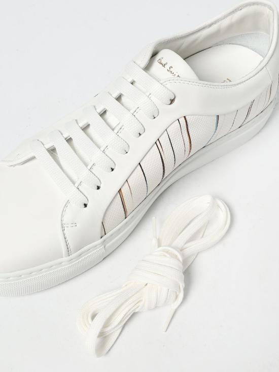 25FW 폴 스미스 뮬/슬리퍼 M1SBSO32TLEA 01 White - PAUL SMITH