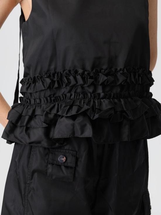 25FW 가니 민소매 티셔츠 W0564 099 Black - GANNI