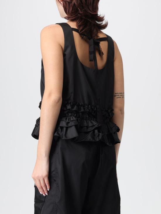 25FW 가니 민소매 티셔츠 W0564 099 Black - GANNI