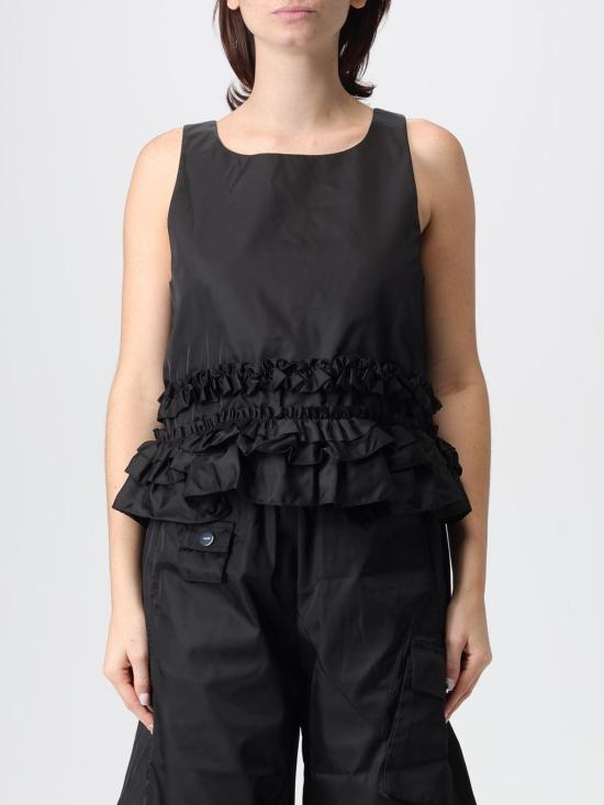 25FW 가니 민소매 티셔츠 W0564 099 Black