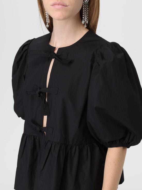 25FW 가니 블라우스 F7364 099 Black - GANNI