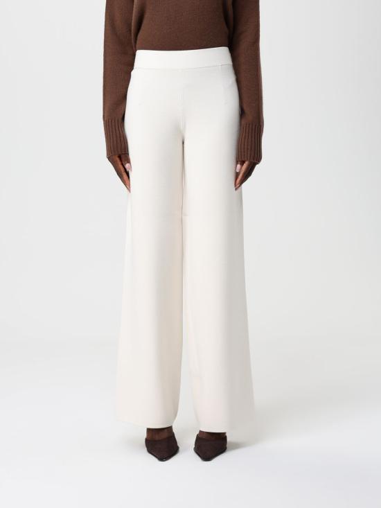 25FW 막스마라 스튜디오 스트레이트 팬츠 2526336011600 001 White