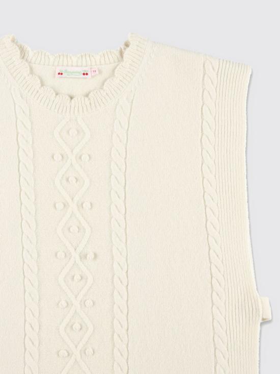 25FW [키즈] 봉쁘앙 풀오버 W05GJUK00029 060 Beige - BONPOINT