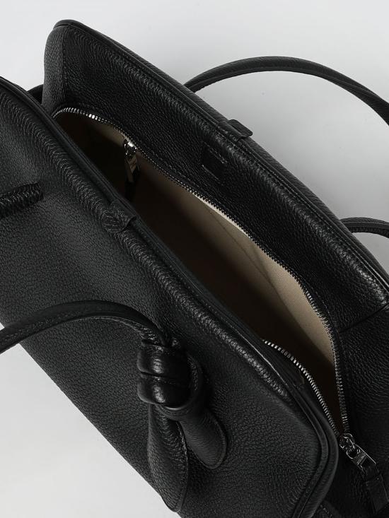 26SS 자크뮈스 투리스모 소프트 볼링백 BAU00417AC03A03 990 Black - JACQUEMUS