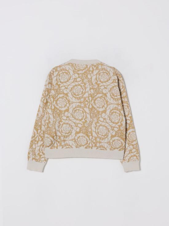 25FW [키즈] 베르사체 풀오버 10208951A11135 2WX90 Yellow - VERSACE