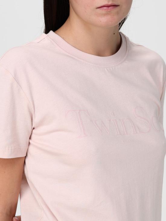 25FW 트윈셋 반팔 티셔츠 252TT2320 00714 Pink - TWINSET