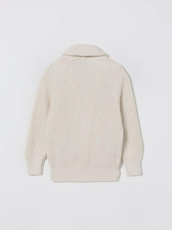 25FW [키즈] 브루넬로 쿠치넬리 풀오버 BNIM74906 CO312 Green - BRUNELLO CUCINELLI