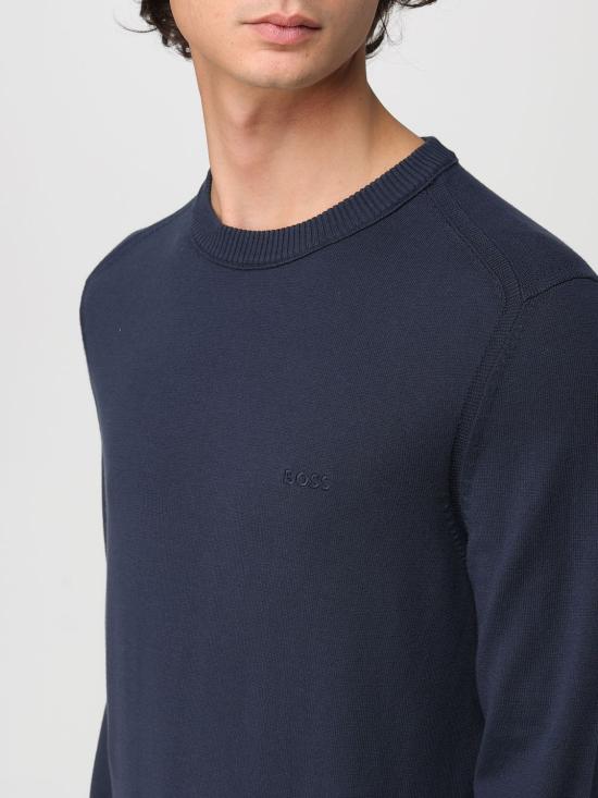 25FW 보스 스웨터 50508766 404 Blue - BOSS