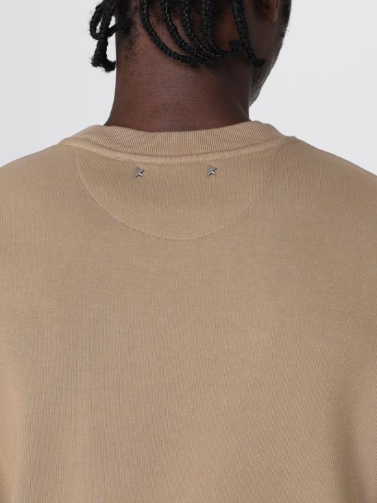25FW 골든구스 앞면 프린트 코튼 스웨트셔츠 GMP01223P00214415200 Beige - GOLDEN GOOSE