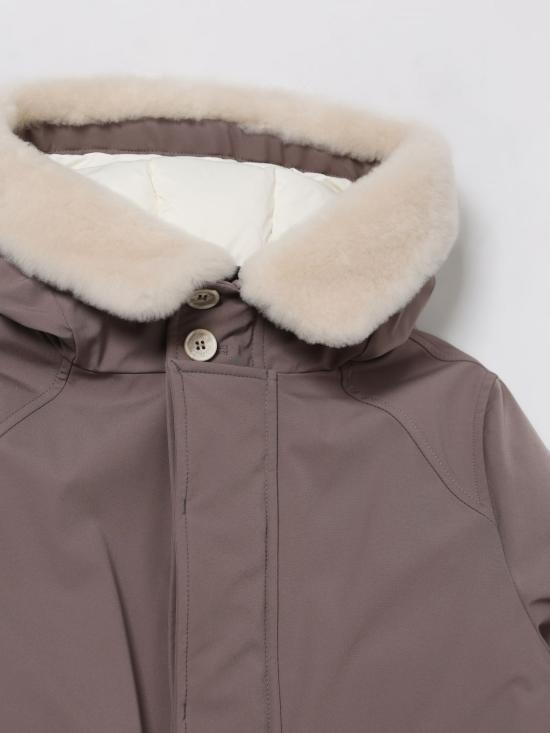 25FW [키즈] 브루넬로 쿠치넬리 캐주얼 자켓 BV406J331 CZX07 Grey - BRUNELLO CUCINELLI