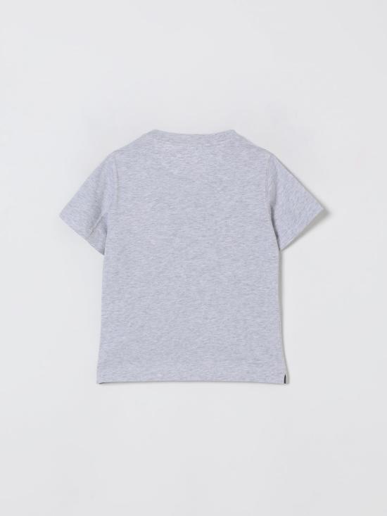25FW [키즈] 브루넬로 쿠치넬리 티셔츠 B0B13T177 C8080 Grey - BRUNELLO CUCINELLI