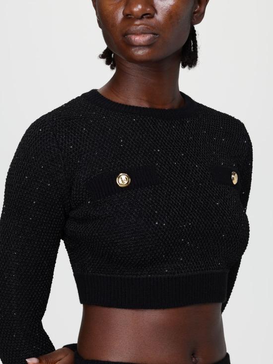 25FW 엘리자베타프랜치 스웨터 MK56T 110 Black - ELISABETTA FRANCHI