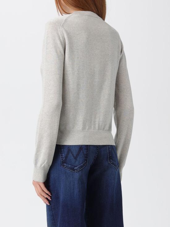 26SS 메종키츠네 베이비 폭스 메리노 레귤러 가디건 PW00502KT1181 H120 Grey - MAISON KITSUNE