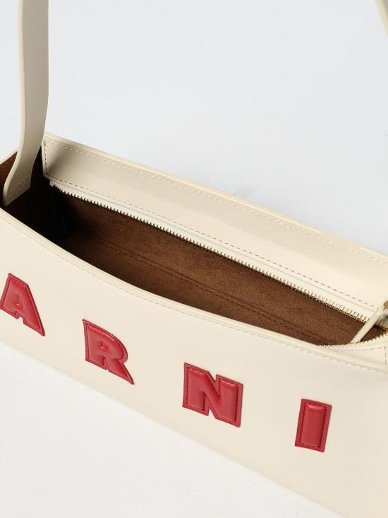 25FW 마르니 숄더백 SBMP0248U0 P6483 ZO721 Ivory - MARNI