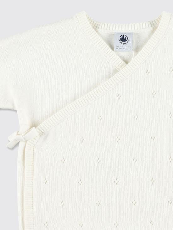 25FW [키즈] 쁘띠바또 풀오버 A0EC2 03 White - PETIT BATEAU