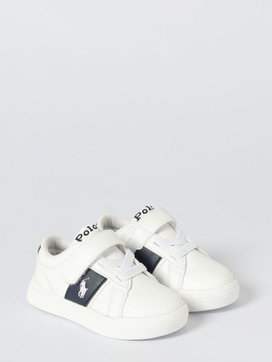 25FW [키즈] 폴로 랄프로렌 스니커즈 RLO1172 110 White - POLO RALPH LAUREN