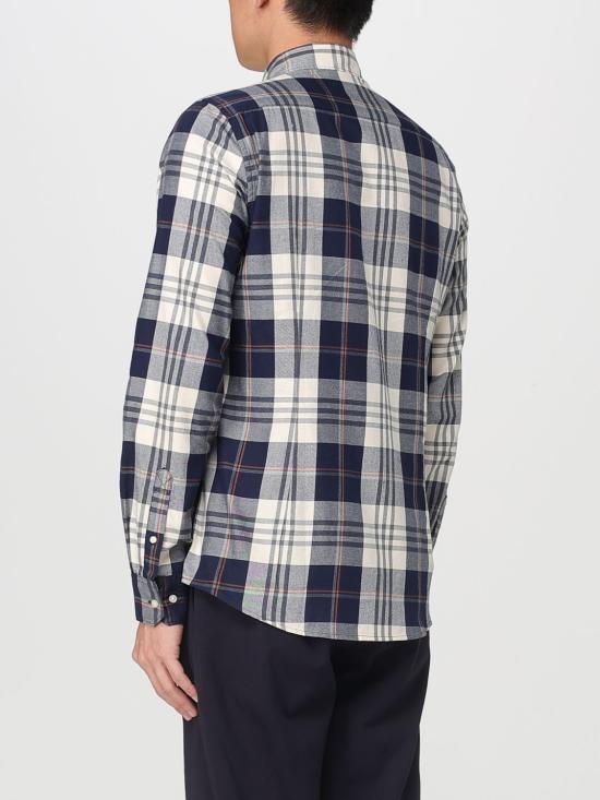 25FW 바버 셔츠 MSH5355 NY91 Blue - BARBOUR