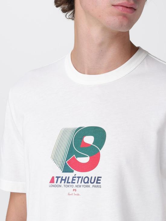 25FW PS 바이 폴스미스 반팔 티셔츠 M2R220XTP5255 01 White - PS BY PAUL SMITH